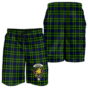 Campbell of Breadalbane Modern Tartan Mens Shorts with Family Crest