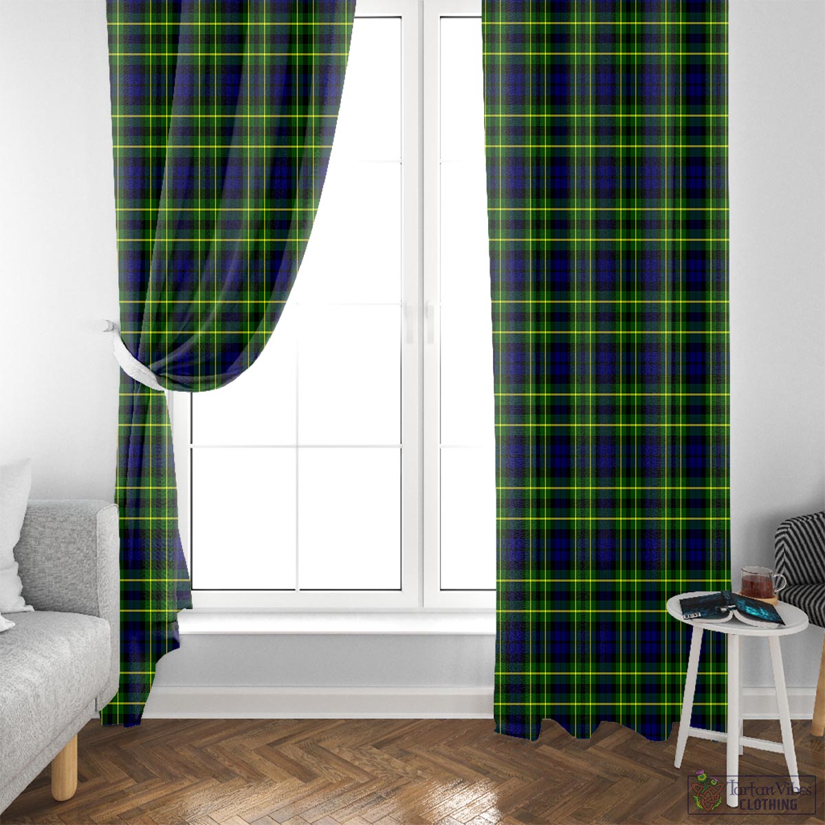 Campbell of Breadalbane Modern Tartan Window Curtain