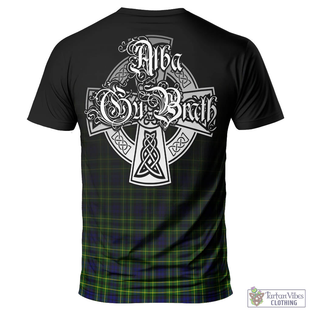 Tartan Vibes Clothing Campbell of Breadalbane Modern Tartan T-Shirt Featuring Alba Gu Brath Family Crest Celtic Inspired