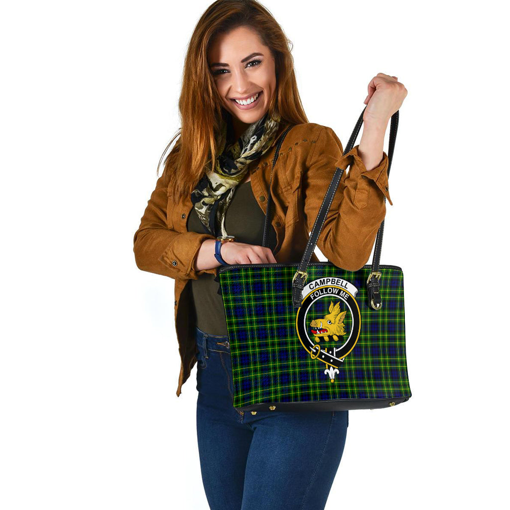 campbell-of-breadalbane-modern-tartan-leather-tote-bag-with-family-crest