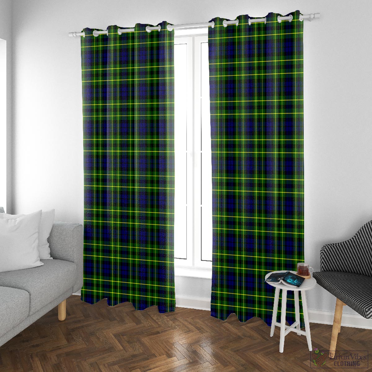 Campbell of Breadalbane Modern Tartan Window Curtain