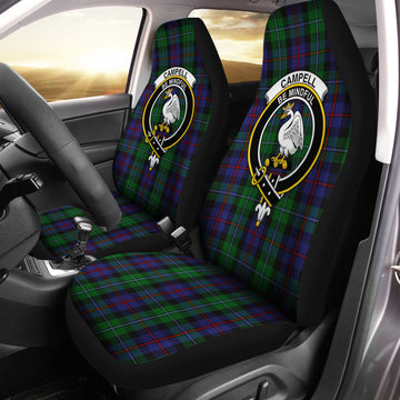 Campbell of Cawdor Tartan Car Seat Cover with Family Crest