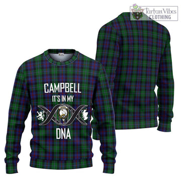 Campbell of Cawdor Tartan Ugly Sweater with Family Crest DNA In Me Style