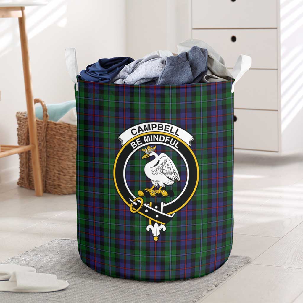 Tartan Vibes Clothing Campbell of Cawdor Tartan Laundry Basket with Family Crest