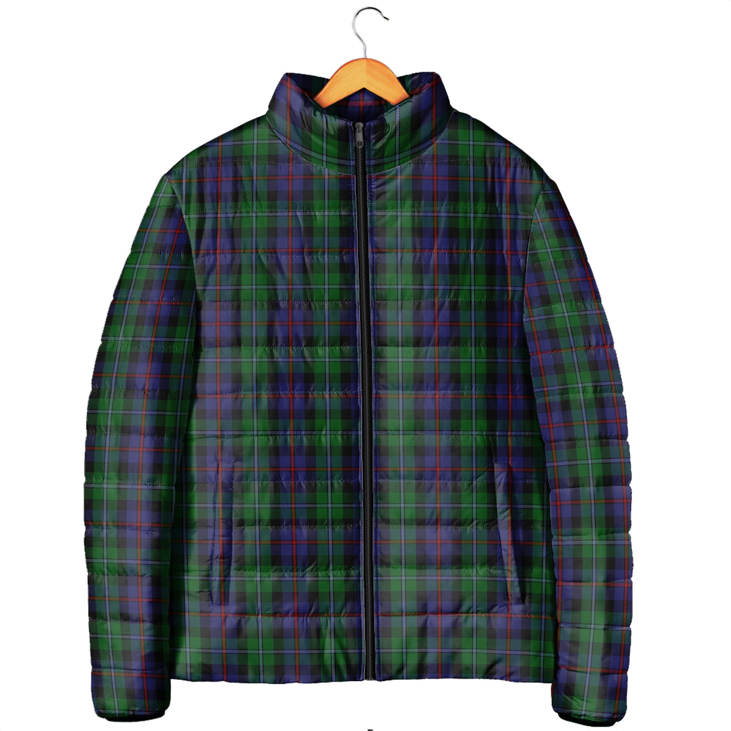 Campbell of Cawdor Tartan Padded Jacket Men's Padded Jacket - Tartan Vibes Clothing