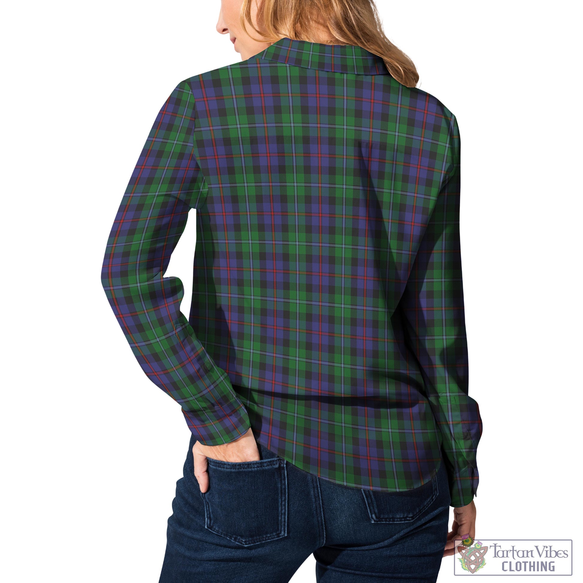 Campbell of Cawdor Tartan Womens Casual Shirt