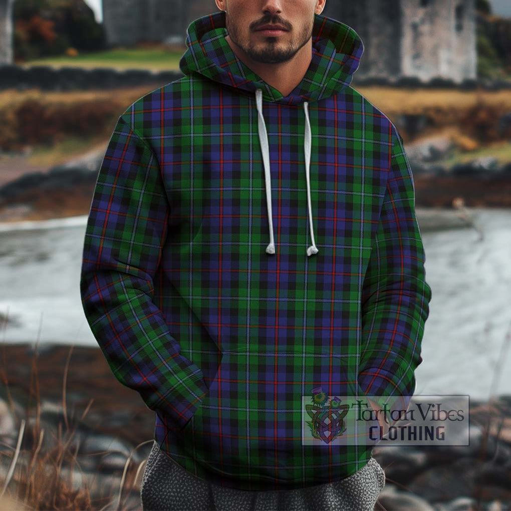 Campbell of Cawdor Tartan Cotton Hoodie Pullover Hoodie XS - Tartan Vibes Clothing