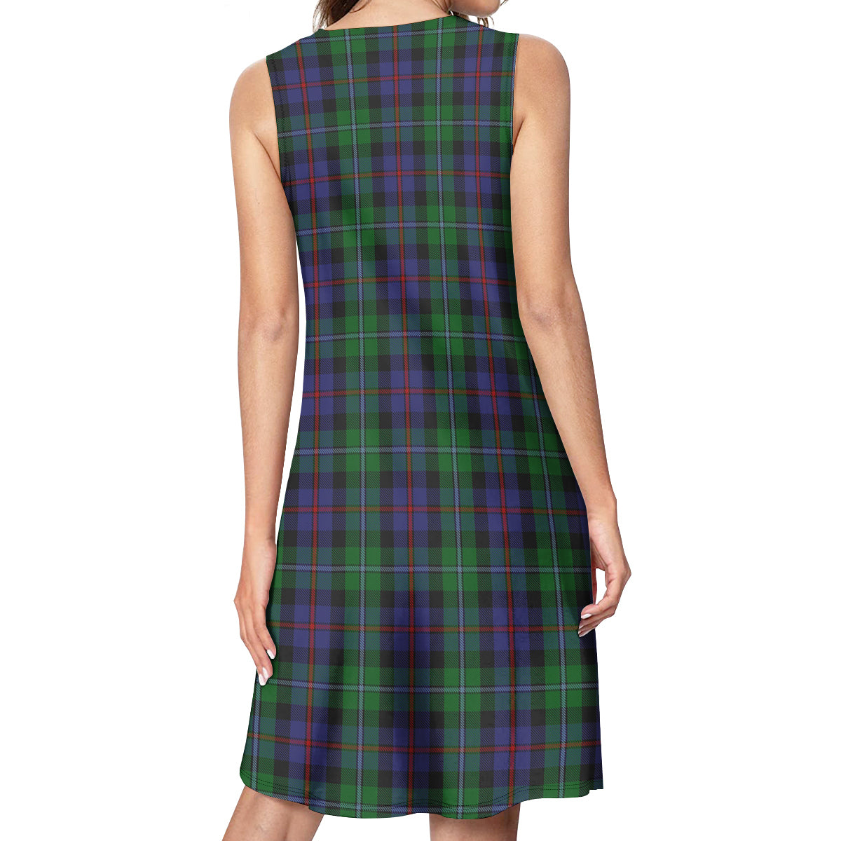 Campbell of Cawdor Tartan Womens Casual Dresses - Tartanvibesclothing