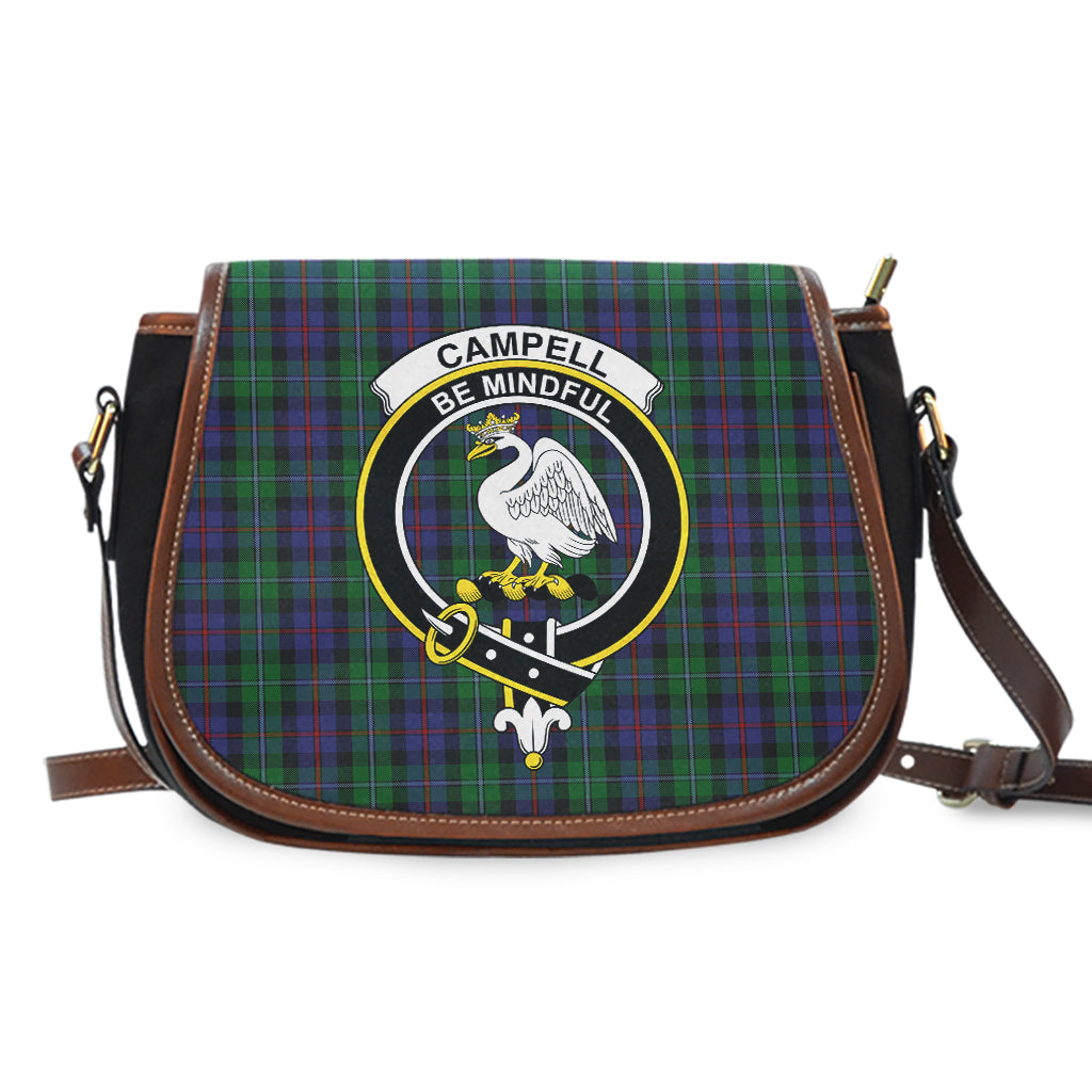 Campbell of Cawdor Tartan Saddle Bag with Family Crest - Tartan Vibes Clothing