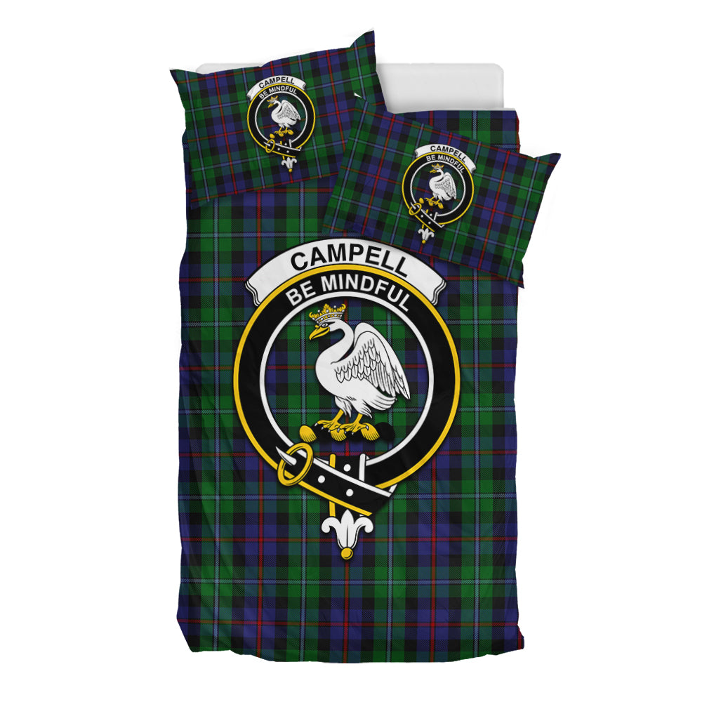 Campbell of Cawdor Tartan Bedding Set with Family Crest - Tartan Vibes Clothing