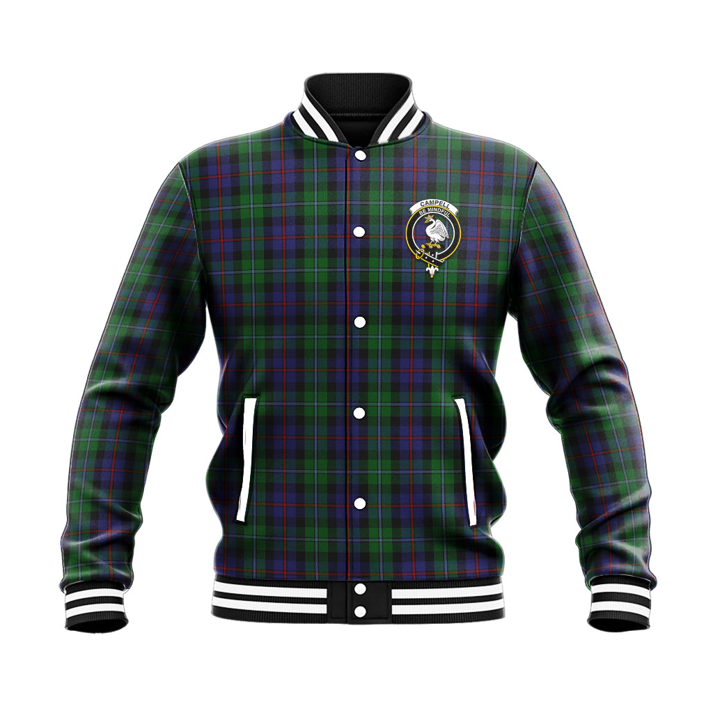 Campbell of Cawdor Tartan Baseball Jacket with Family Crest - Tartan Vibes Clothing