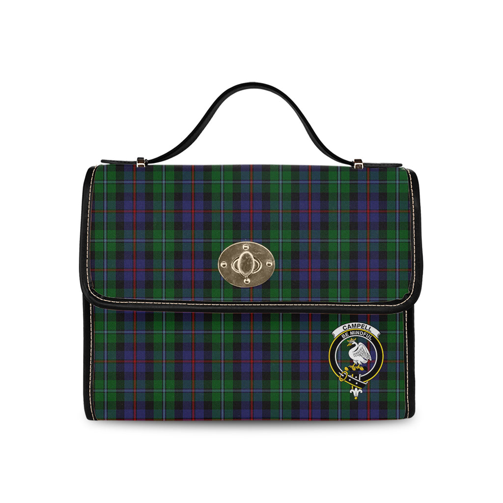 campbell-of-cawdor-tartan-leather-strap-waterproof-canvas-bag-with-family-crest