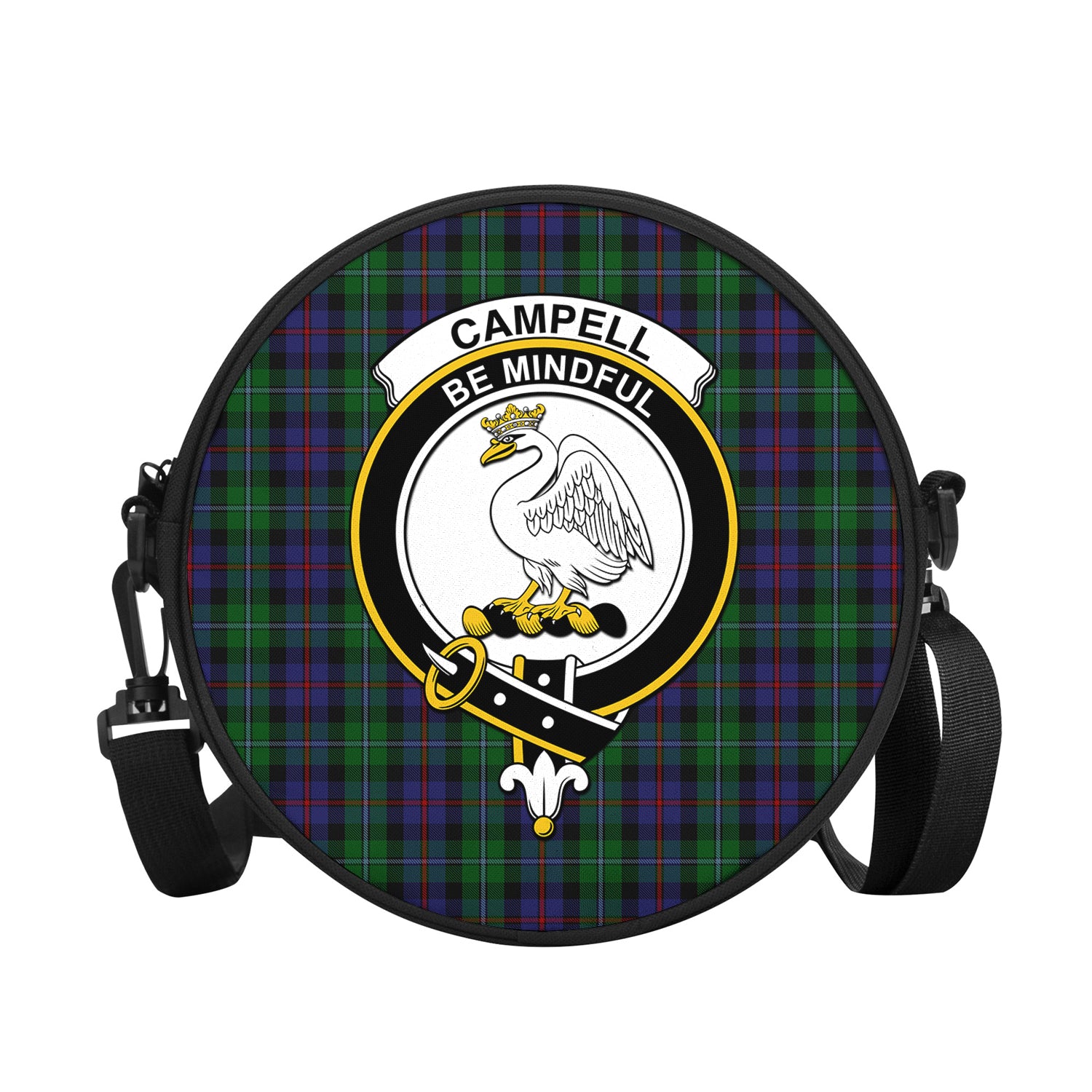 campbell-of-cawdor-tartan-round-satchel-bags-with-family-crest