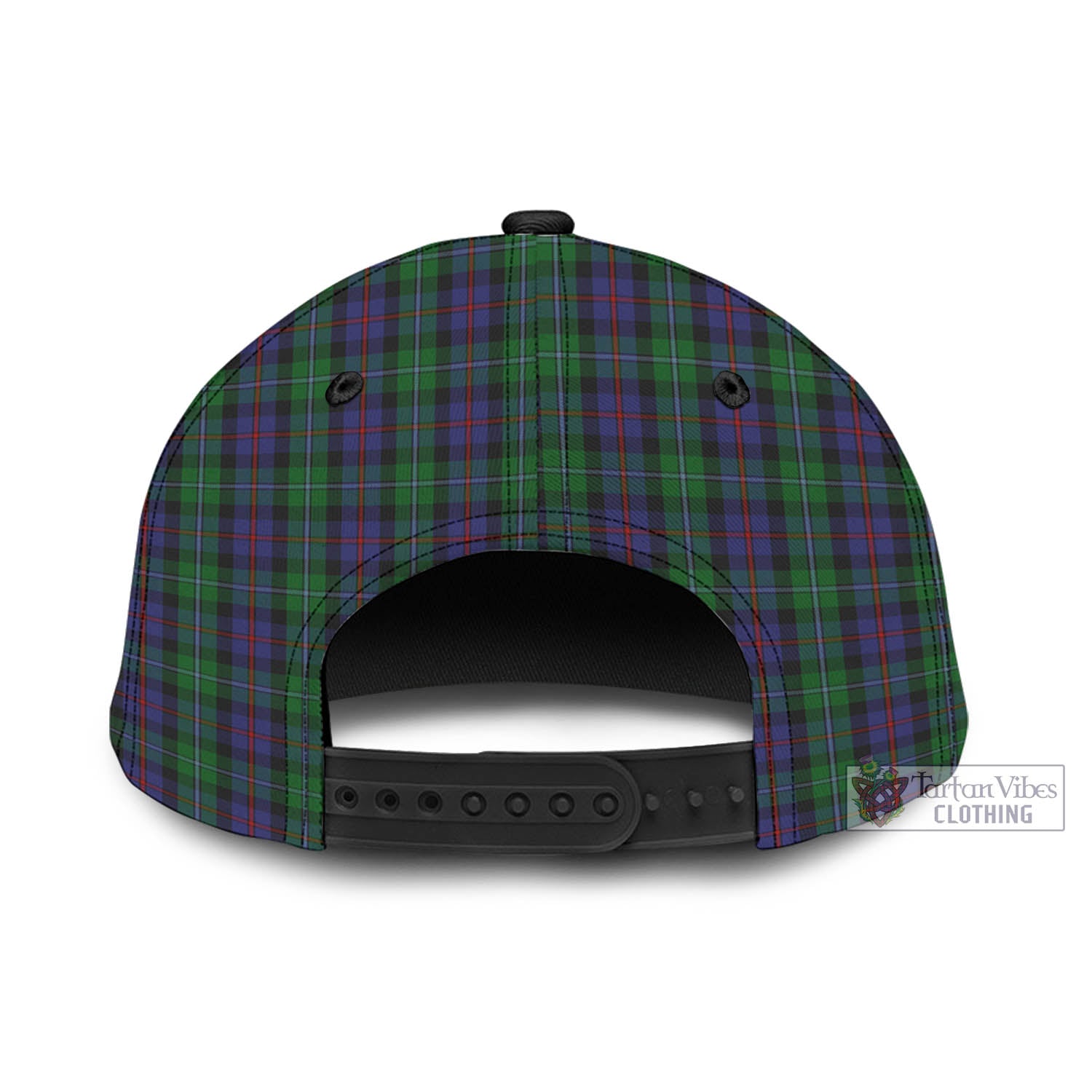 Tartan Vibes Clothing Campbell of Cawdor Tartan Classic Cap with Family Crest In Me Style