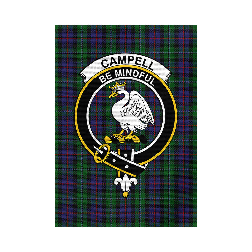 Campbell of Cawdor Tartan Flag with Family Crest - Tartan Vibes Clothing