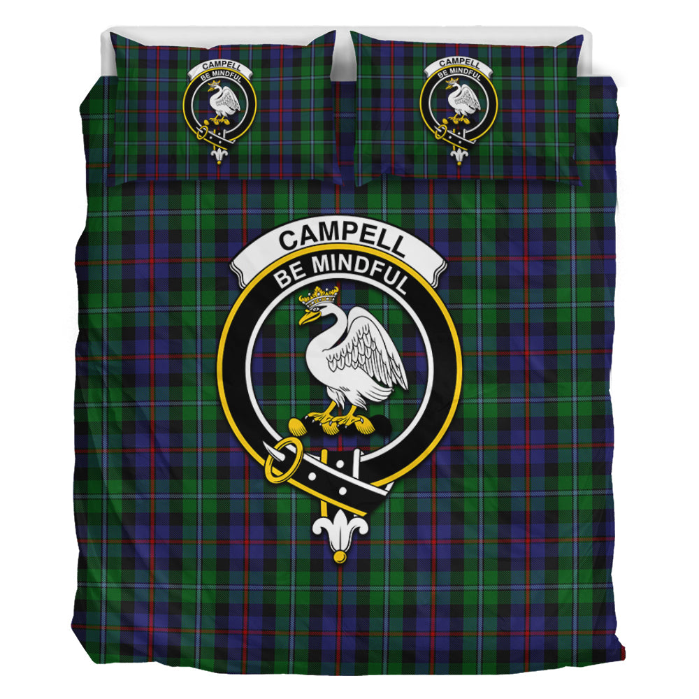 Campbell of Cawdor Tartan Bedding Set with Family Crest - Tartan Vibes Clothing