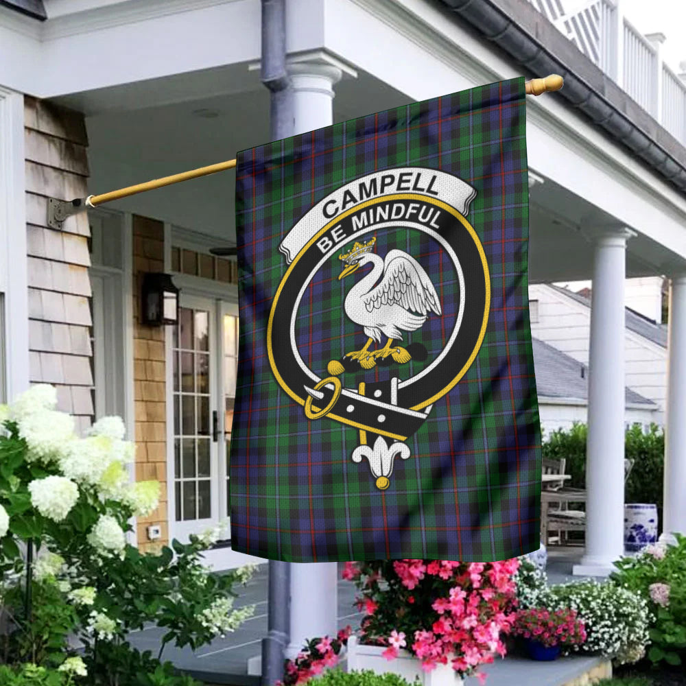 Campbell of Cawdor Tartan Flag with Family Crest - Tartan Vibes Clothing