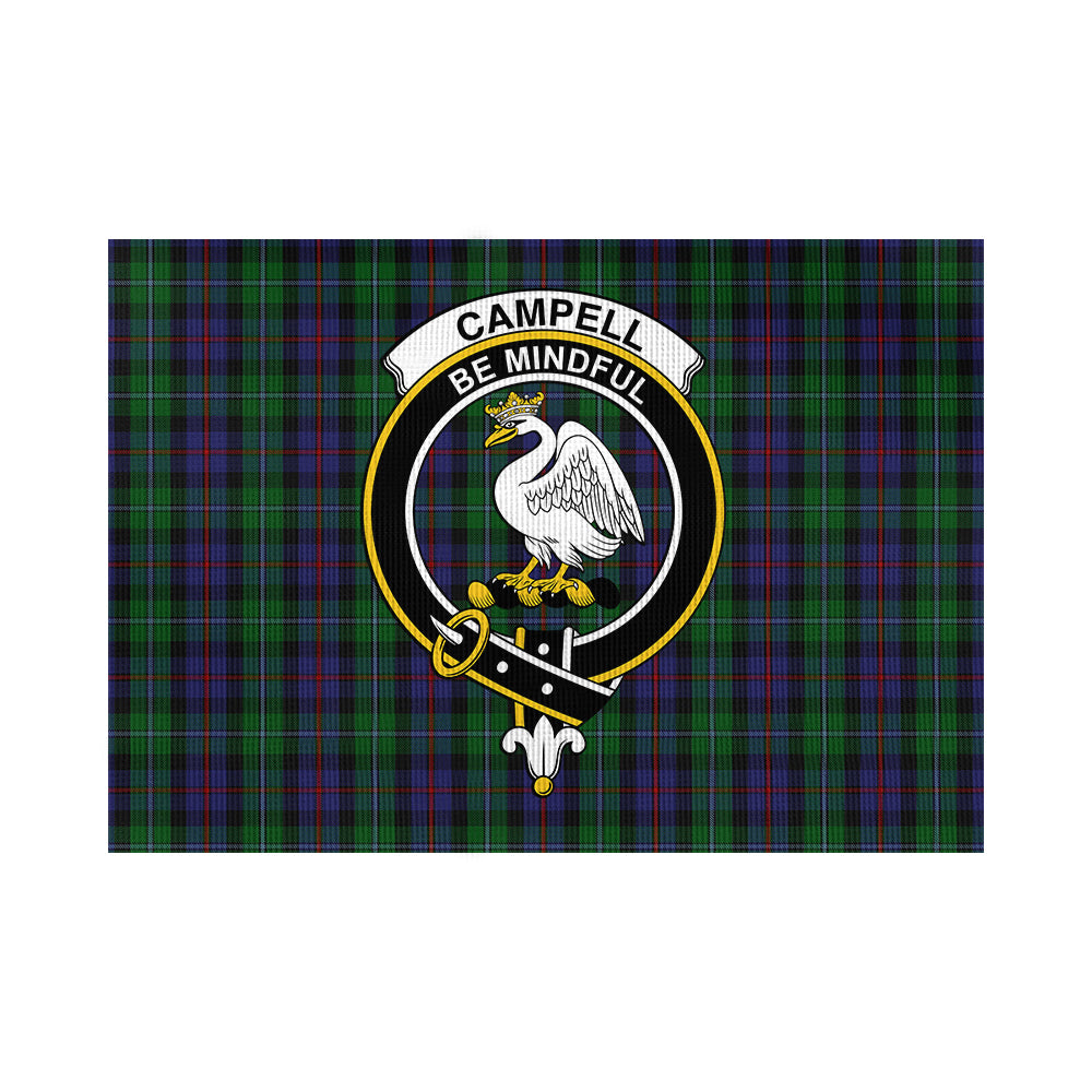 Campbell of Cawdor Tartan Flag with Family Crest - Tartan Vibes Clothing