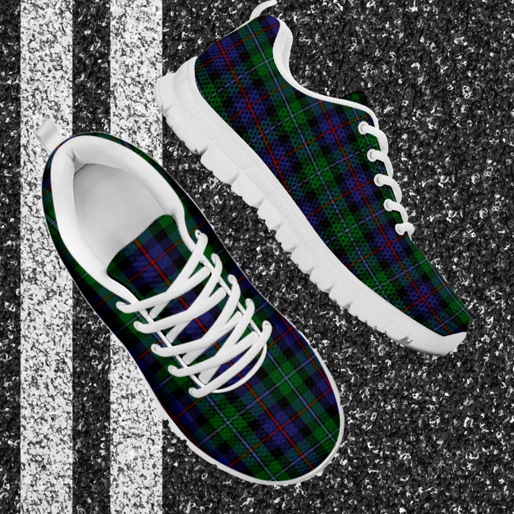 Campbell of Cawdor Tartan Sneakers - Tartan Vibes Clothing