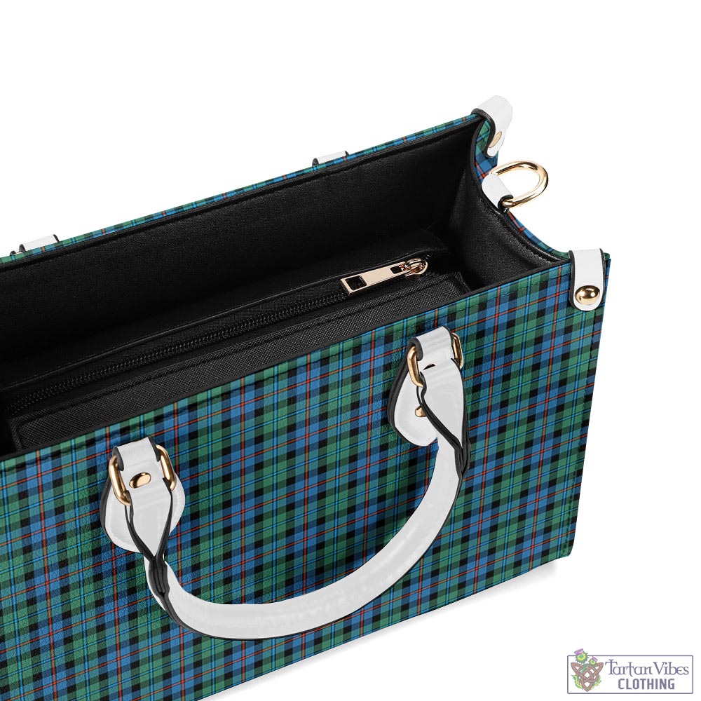 Tartan Vibes Clothing Campbell of Cawdor Ancient Tartan Luxury Leather Handbags