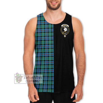 Campbell of Cawdor Ancient Tartan Men's Tank Top with Family Crest and Half Of Me Style