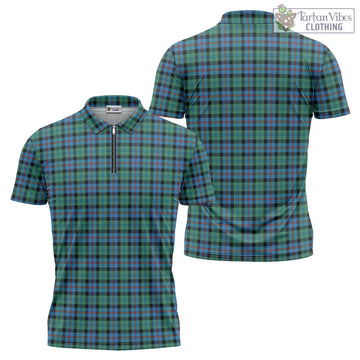 Campbell of Cawdor Ancient Tartan Zipper Polo Shirt