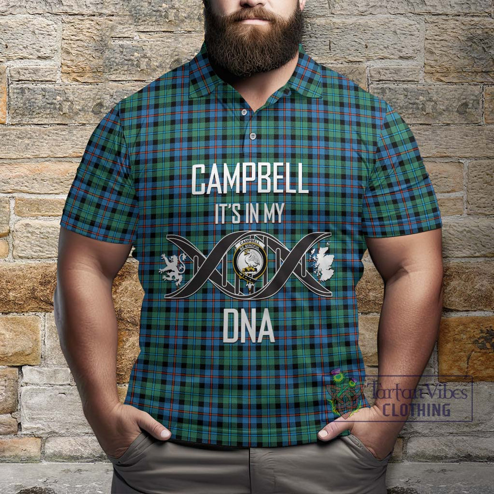 Campbell of Cawdor Ancient Tartan Polo Shirt with Family Crest DNA In Me Style Kid - Tartanvibesclothing Shop