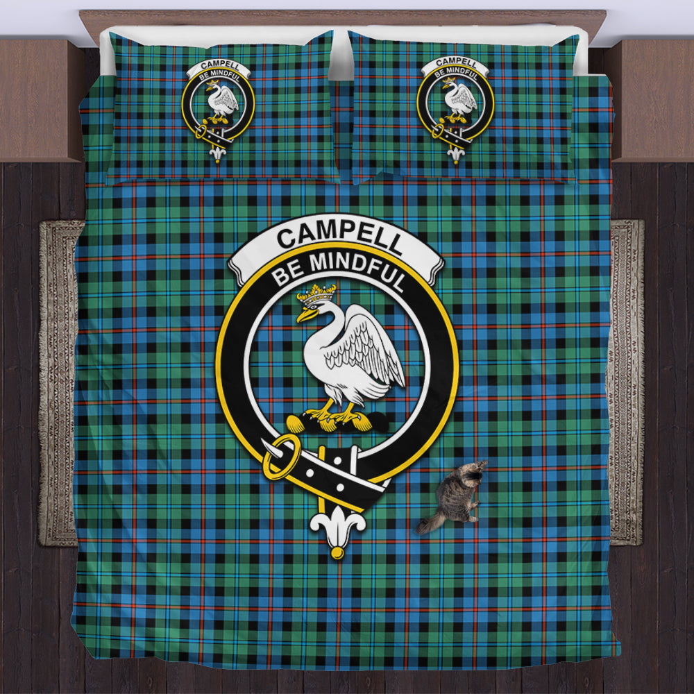 Campbell of Cawdor Ancient Tartan Bedding Set with Family Crest US Bedding Set - Tartan Vibes Clothing