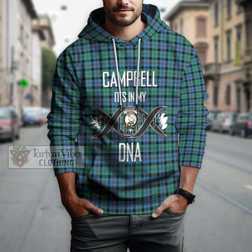 Campbell of Cawdor Ancient Tartan Hoodie with Family Crest DNA In Me Style