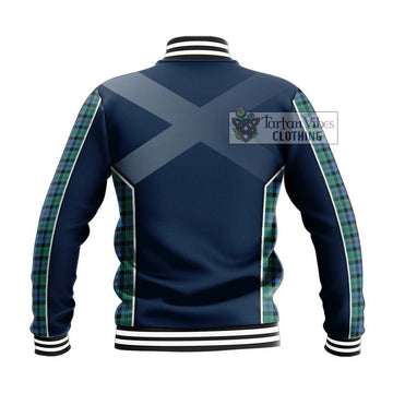 Campbell of Cawdor Ancient Tartan Baseball Jacket with Family Crest and Lion Rampant Vibes Sport Style