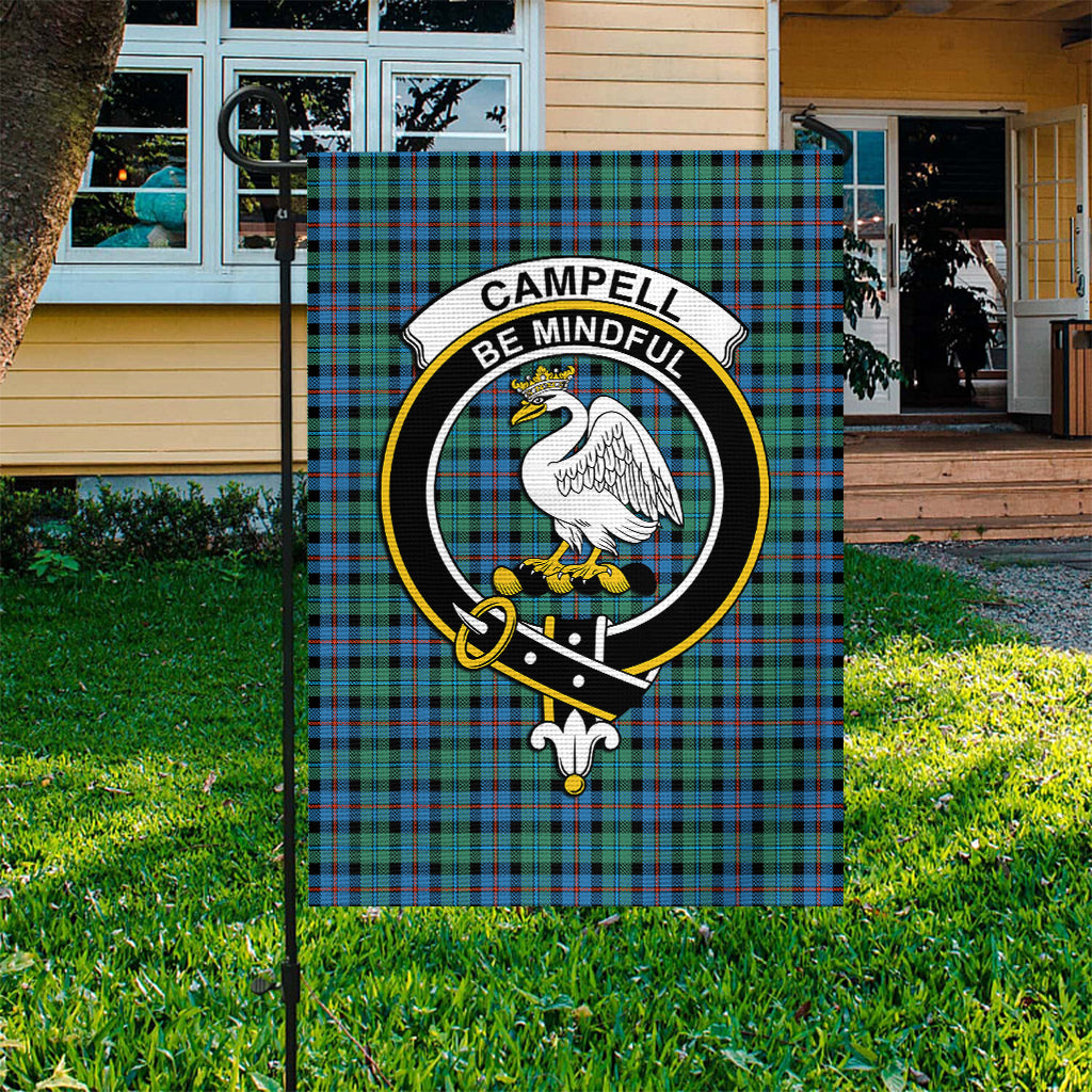 Campbell of Cawdor Ancient Tartan Flag with Family Crest - Tartan Vibes Clothing