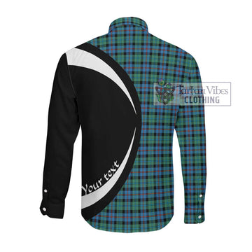 Campbell of Cawdor Ancient Tartan Long Sleeve Button Up with Family Crest Circle Style