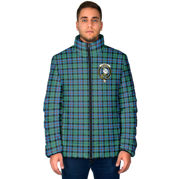 Campbell of Cawdor Ancient Tartan Padded Jacket with Family Crest