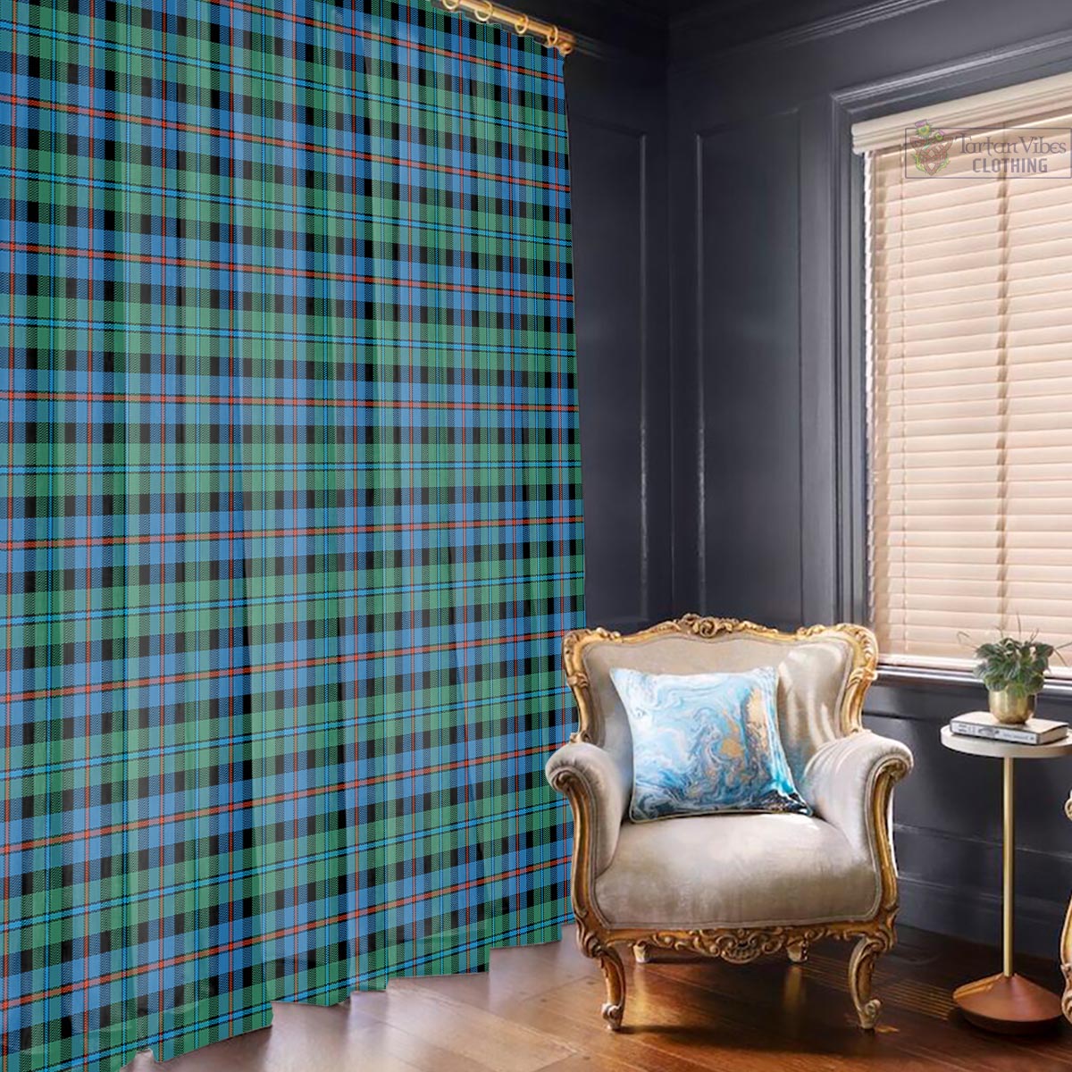 Campbell of Cawdor Ancient Tartan Window Curtain