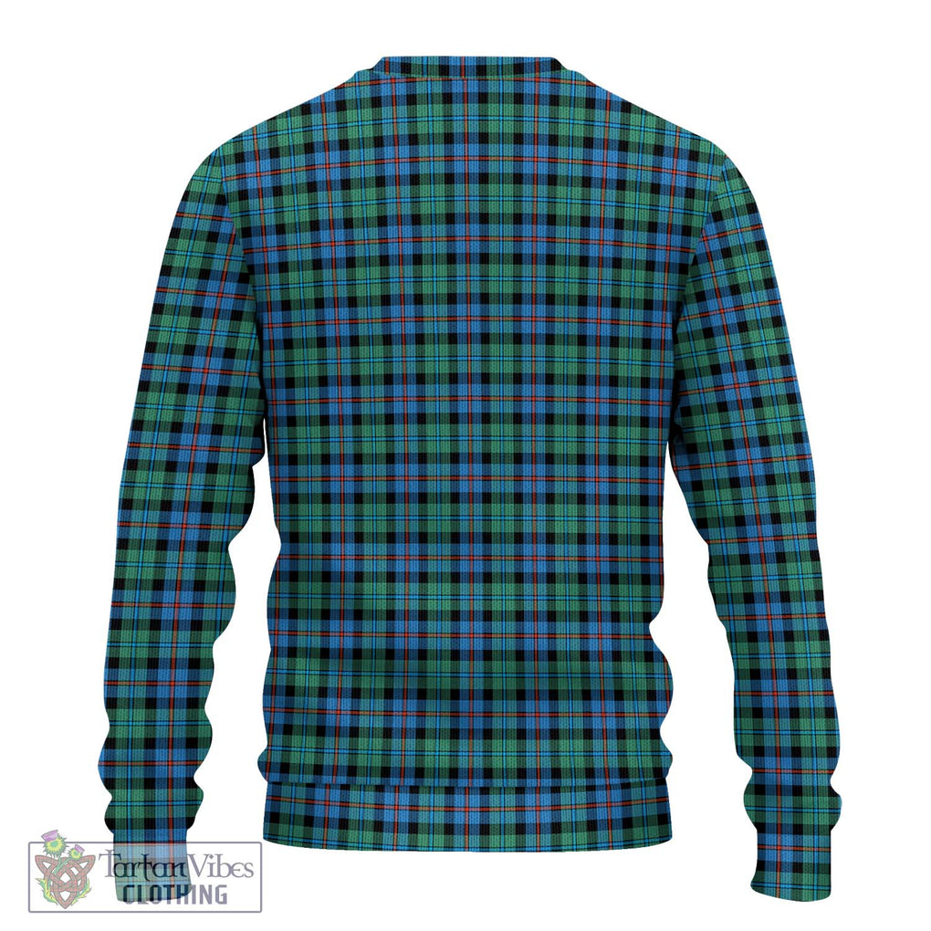 Campbell of Cawdor Ancient Tartan Knitted Sweater with Family Crest DNA In Me Style - Tartanvibesclothing Shop