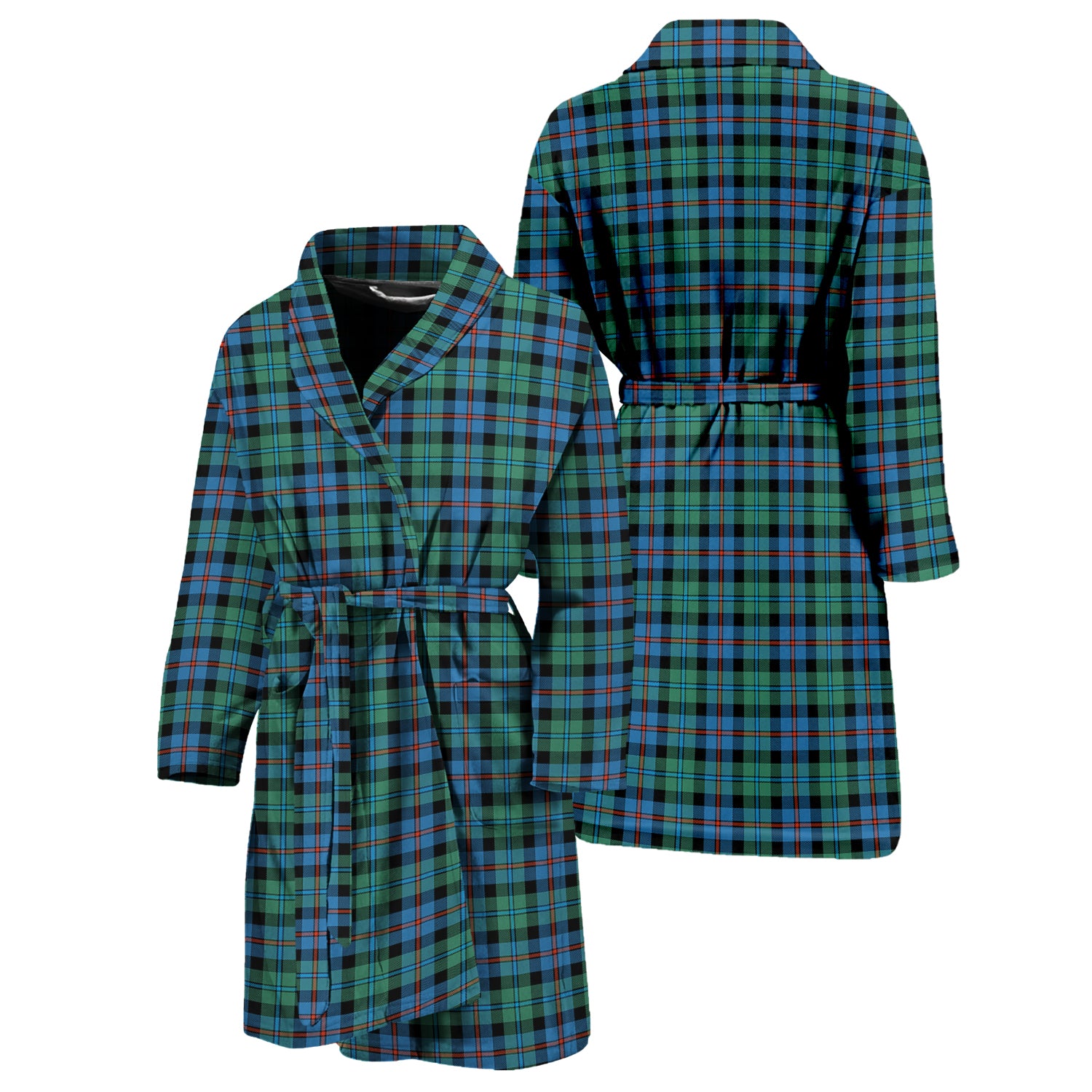 Campbell of Cawdor Ancient Tartan Bathrobe Unisex M - Tartan Vibes Clothing