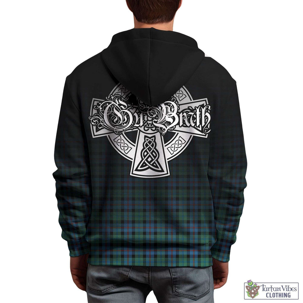 Tartan Vibes Clothing Campbell of Cawdor Ancient Tartan Hoodie Featuring Alba Gu Brath Family Crest Celtic Inspired