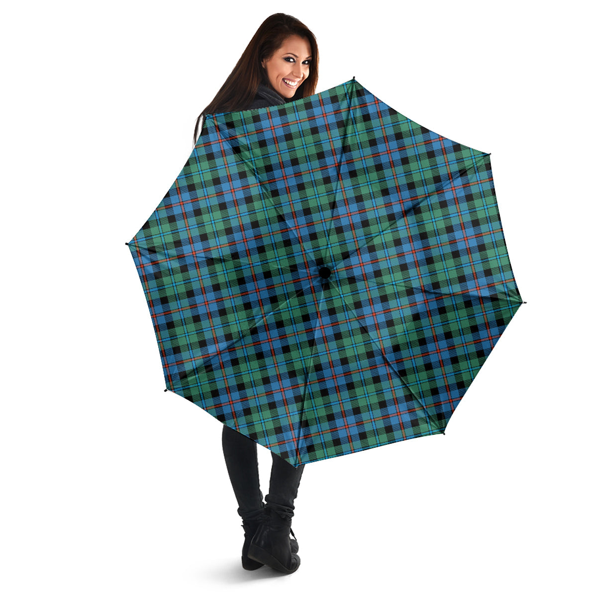 Campbell of Cawdor Ancient Tartan Umbrella - Tartanvibesclothing