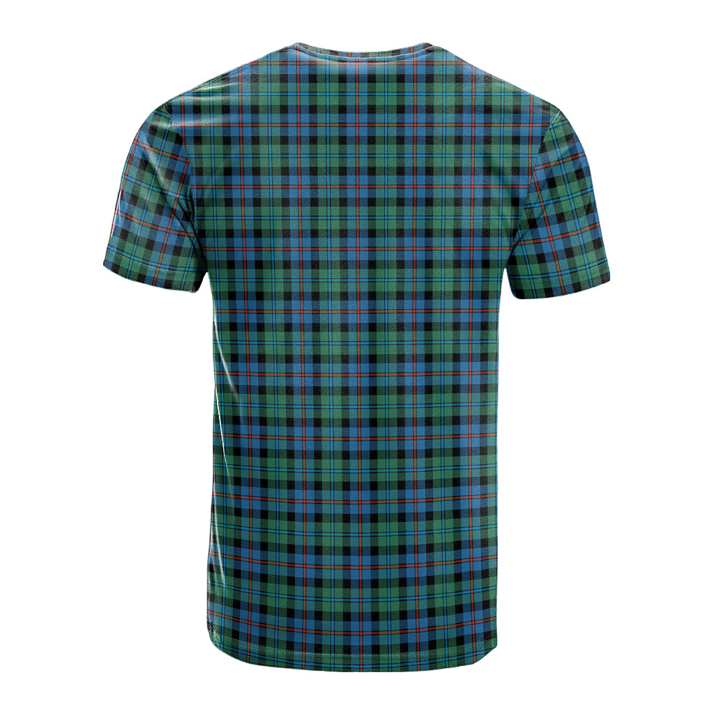 Campbell of Cawdor Ancient Tartan T-Shirt with Family Crest - Tartan Vibes Clothing