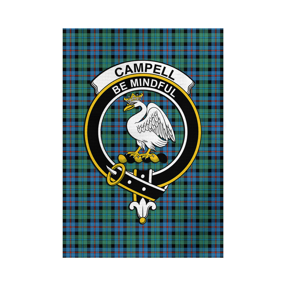 Campbell of Cawdor Ancient Tartan Flag with Family Crest - Tartan Vibes Clothing