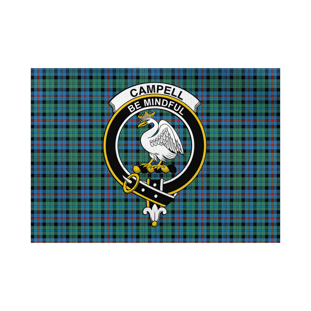 Campbell of Cawdor Ancient Tartan Flag with Family Crest - Tartan Vibes Clothing