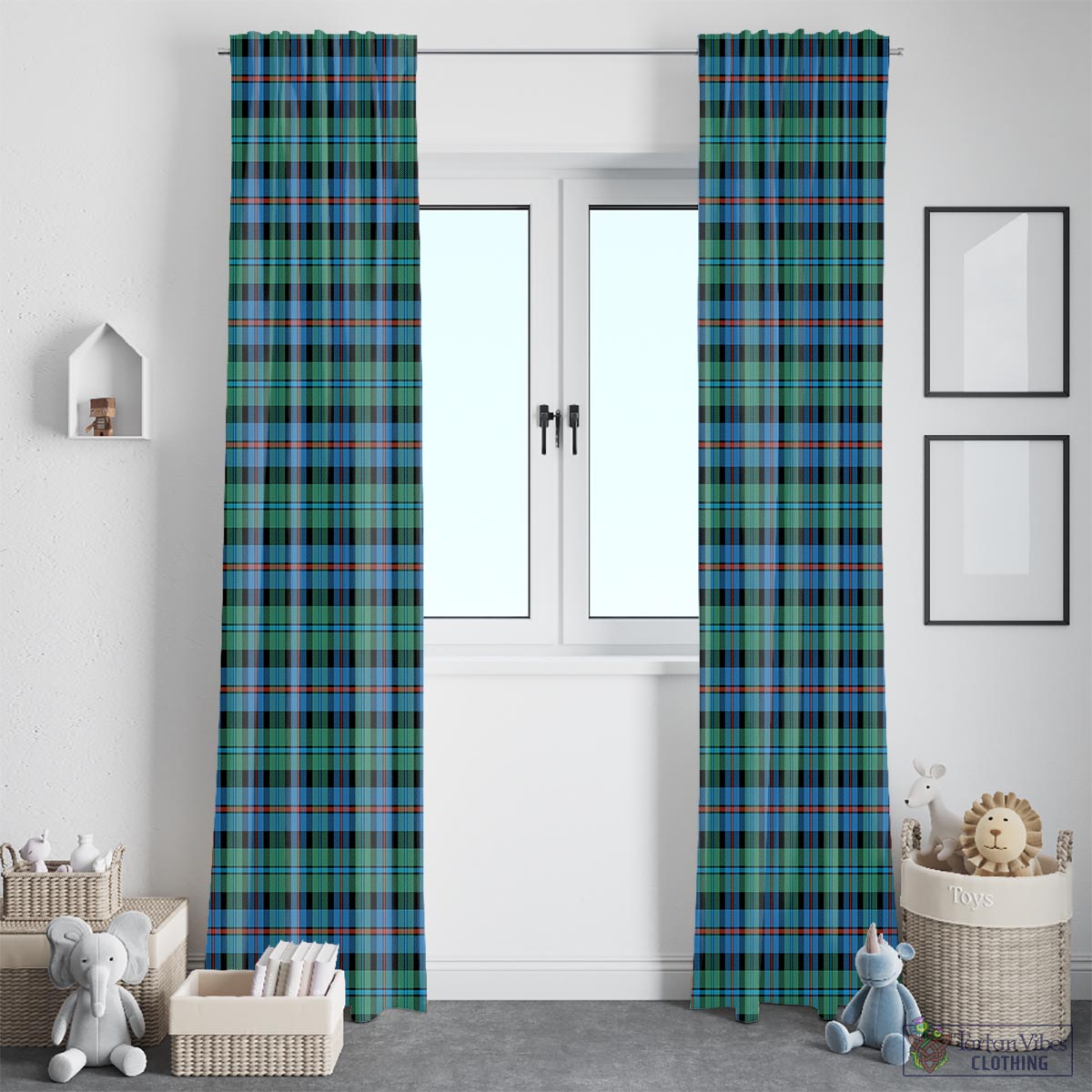 Campbell of Cawdor Ancient Tartan Window Curtain