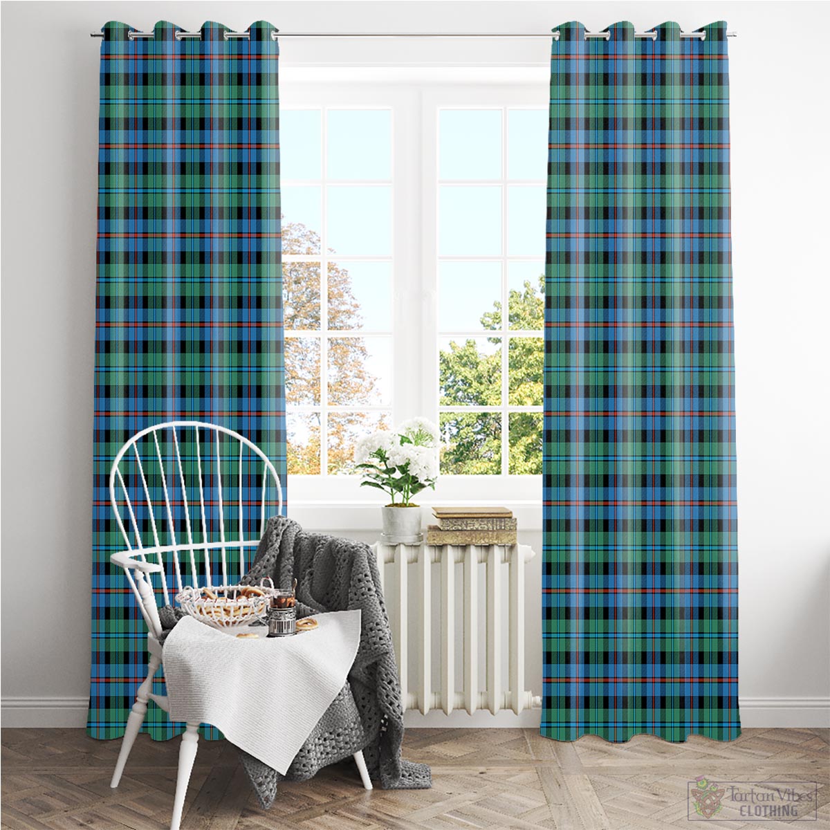 Campbell of Cawdor Ancient Tartan Window Curtain