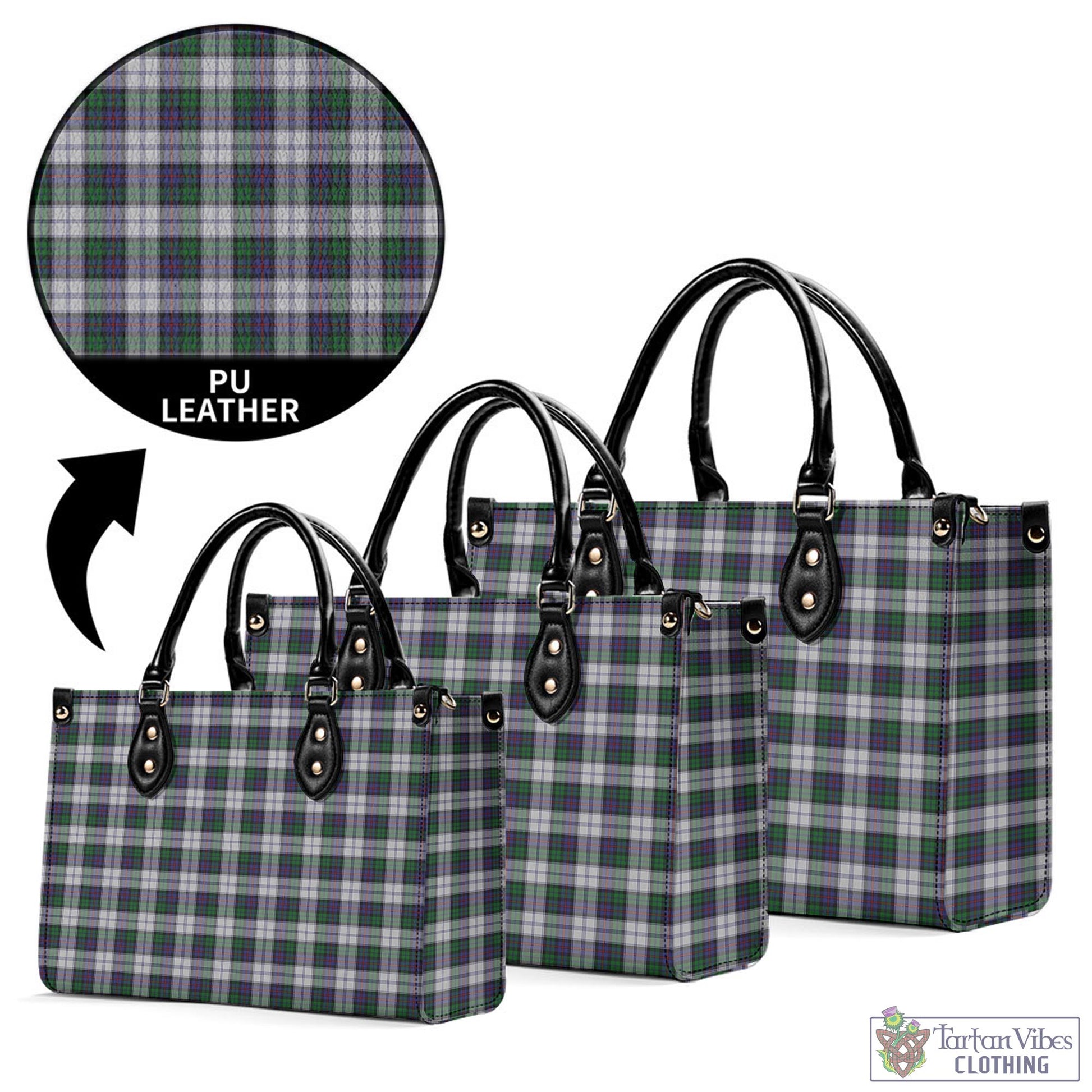 Tartan Vibes Clothing Campbell of Cawdor Dress Tartan Luxury Leather Handbags