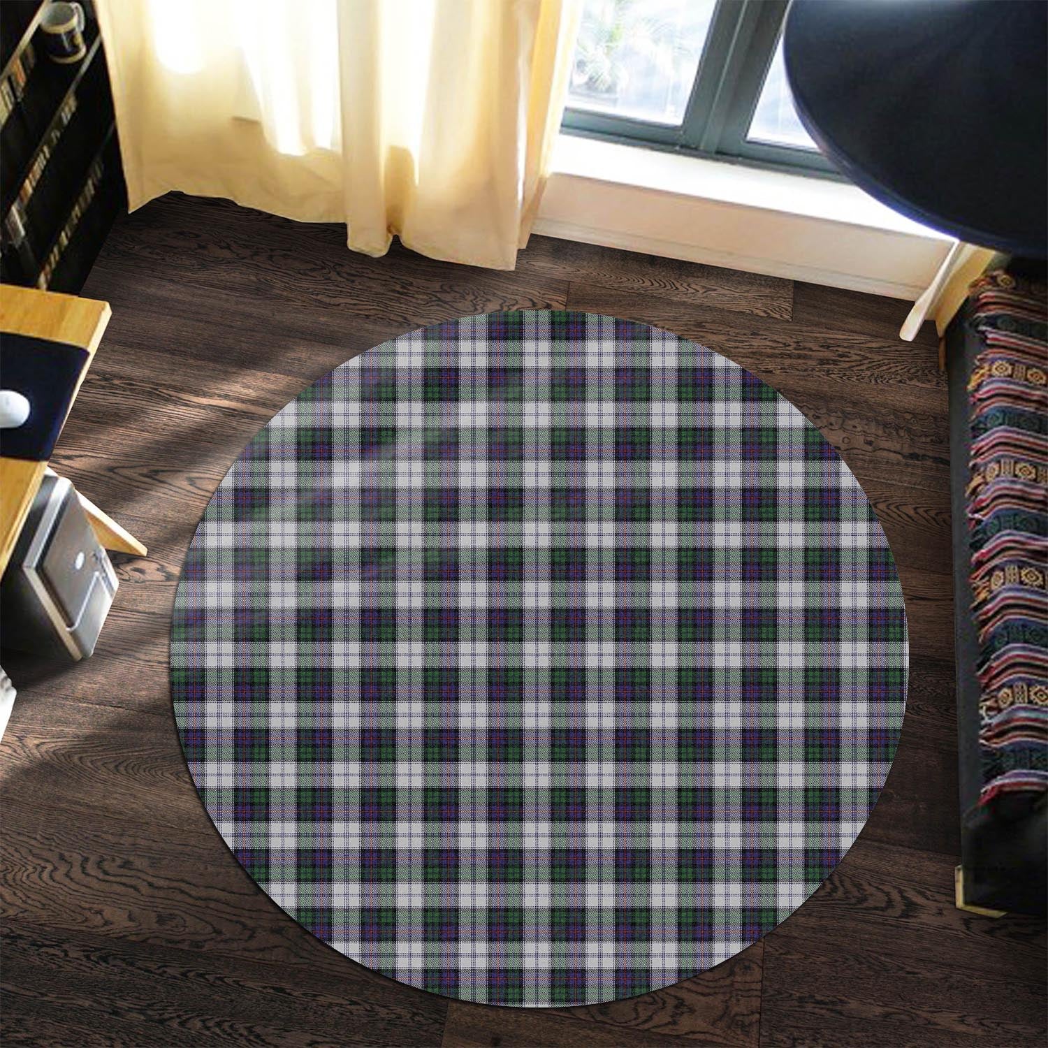 Campbell of Cawdor Dress Tartan Round Rug - Tartanvibesclothing