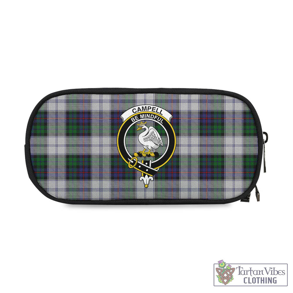 Tartan Vibes Clothing Campbell of Cawdor Dress Tartan Pen and Pencil Case with Family Crest