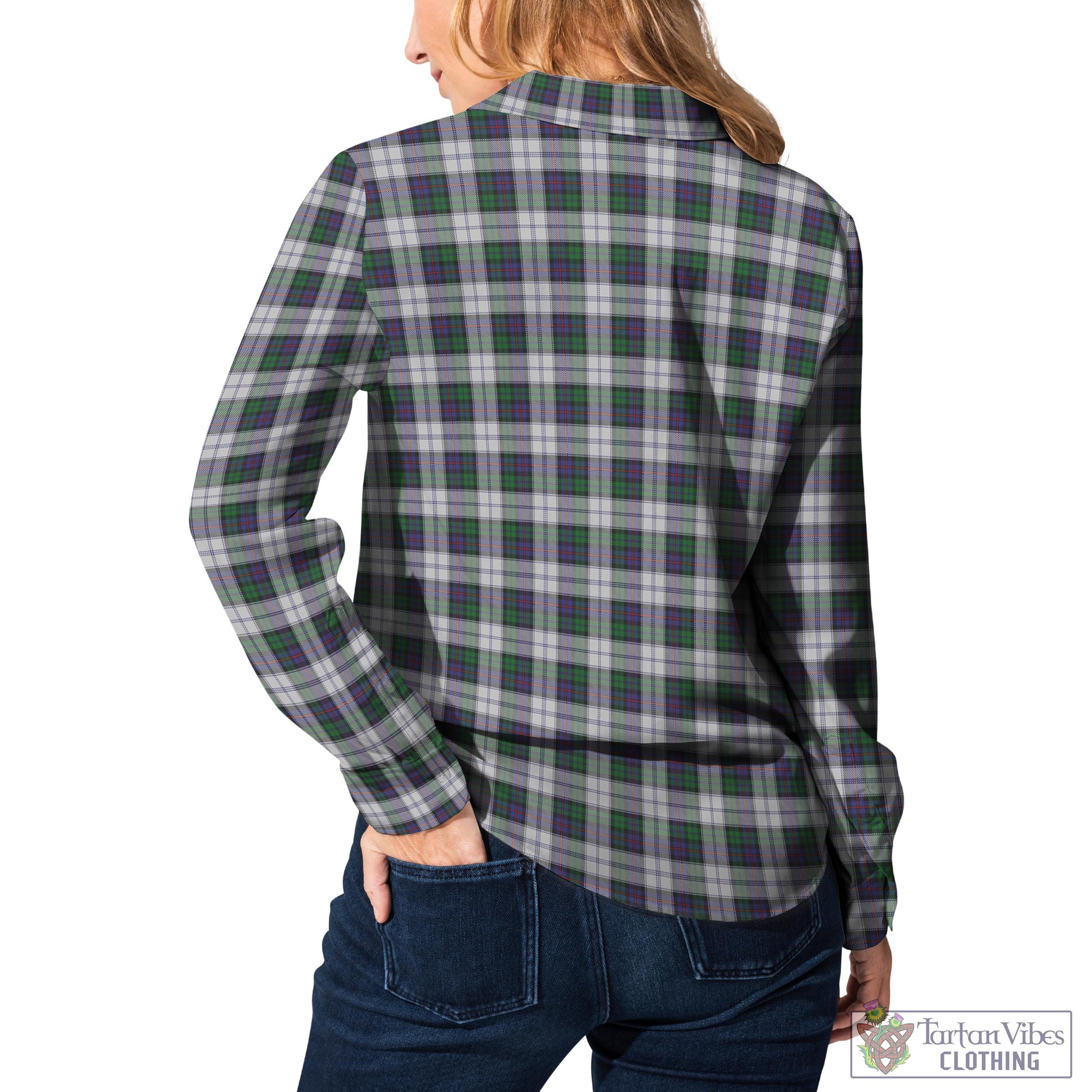 Campbell of Cawdor Dress Tartan Womens Casual Shirt