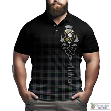 Campbell of Cawdor Dress Tartan Polo Shirt Featuring Alba Gu Brath Family Crest Celtic Inspired