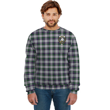 Campbell of Cawdor Dress Tartan Sweatshirt with Family Crest