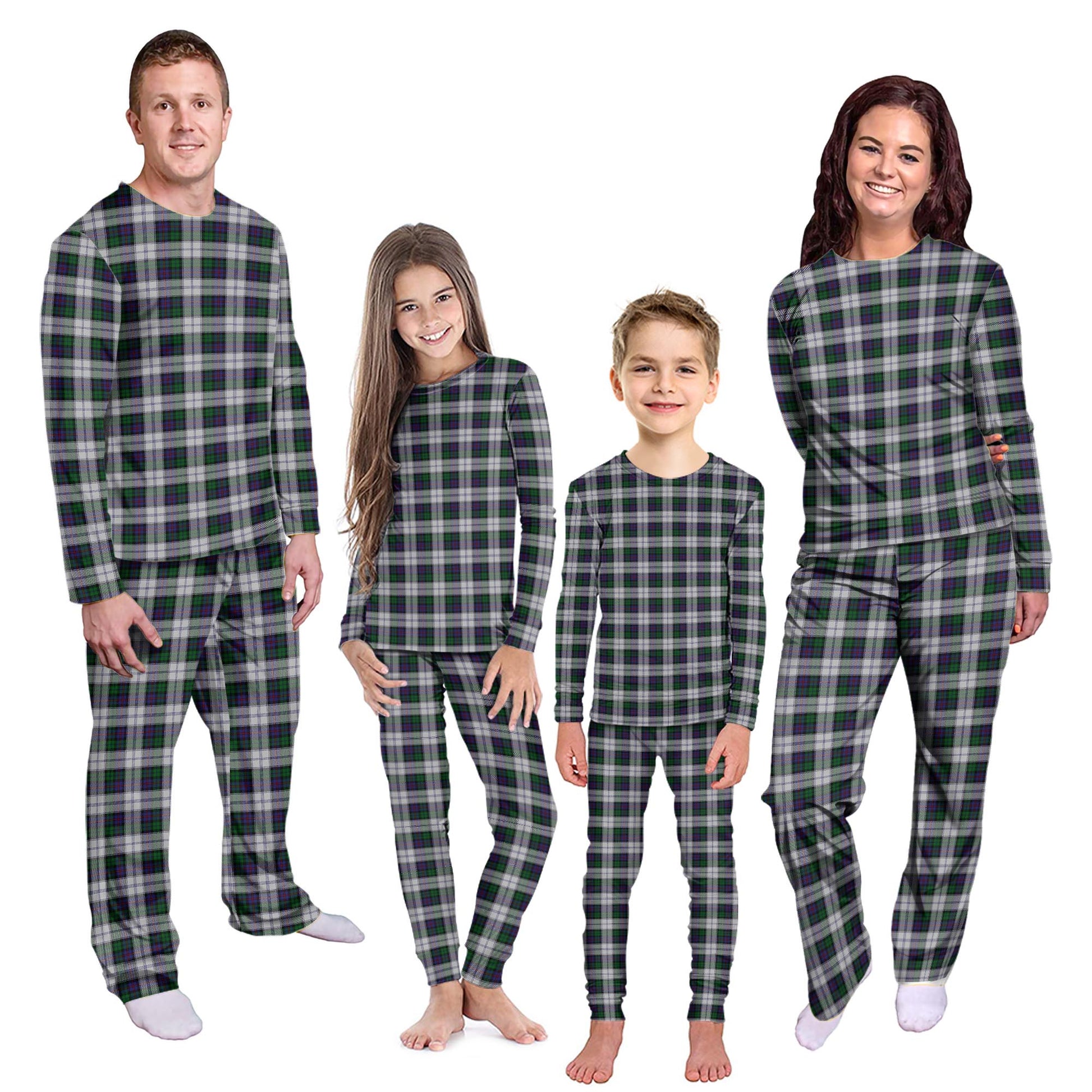 Campbell of Cawdor Dress Tartan Pajamas Family Set Kid - Tartan Vibes Clothing